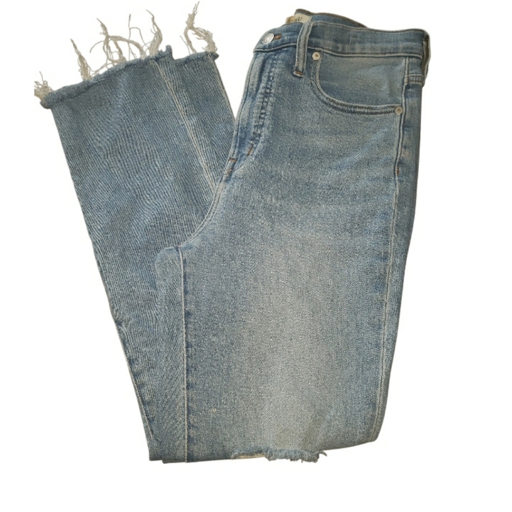 Madewell Women's Straight Leg Jeans - Light Blue